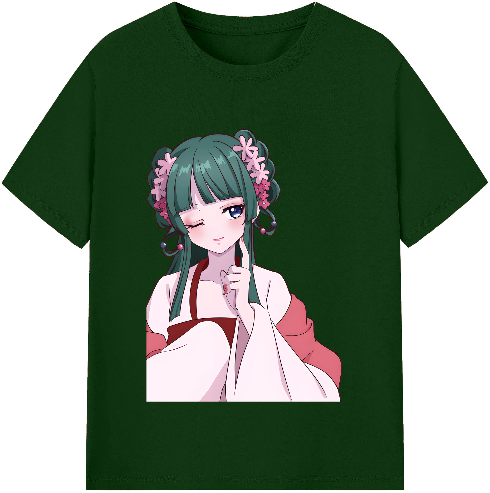 （画像用） 薬屋のひとりごと The Apothecary Diaries 綿100％半袖Tシャツ（フロントプリント）